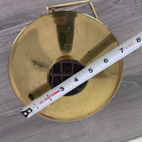 Serv-Master Creations Mid Century Modern Faux Alligator Chrome Ice Bucket - Picture 5 of 8